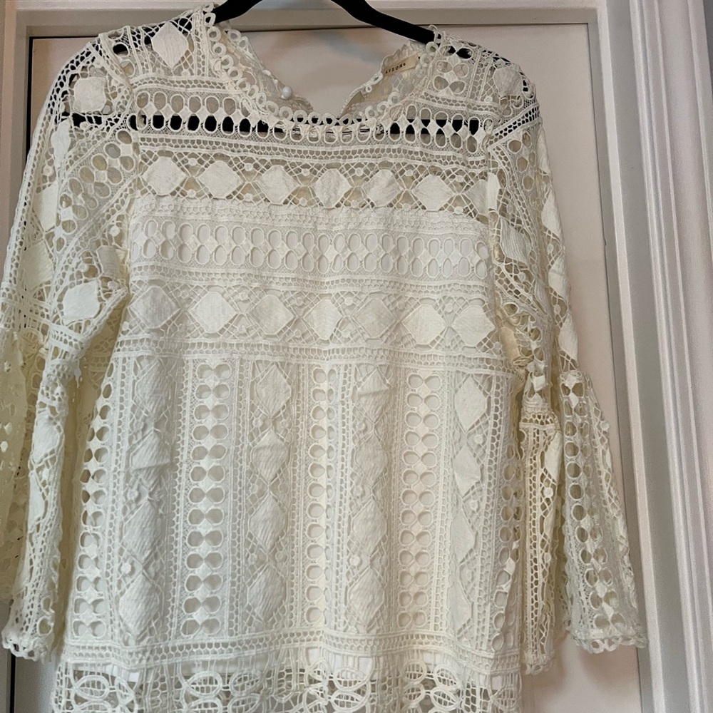 Ellison White Lace Blouse
